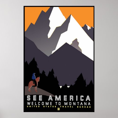 Welcome to Montana Poster