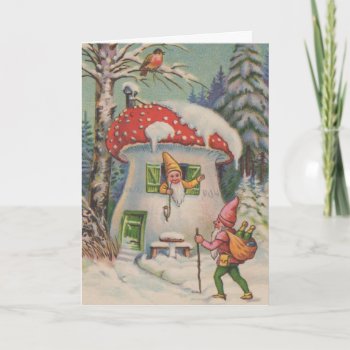 Welcome To Mushroom House Greeting Card by redmushroom at Zazzle