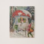 Welcome To Mushroom House Jigsaw Puzzle at Zazzle