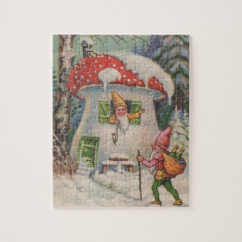 Welcome To Mushroom House Jigsaw Puzzle by redmushroom at Zazzle