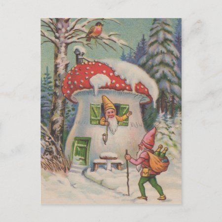 Welcome To Mushroom House Postcard