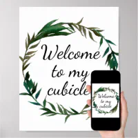 Welcome To My Cubicle, Welcome To My Cube, Cubicle Decor, Cubicle  Decorations, Cubicle Decor For Women, Cubicle Desk Accessories, Cubicle