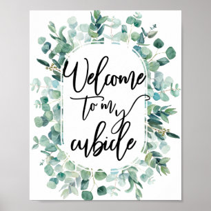 Welcome to my Cubicle Sign Office Desk Work