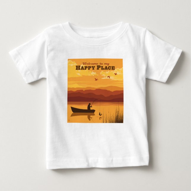 Welcome To My Happy Place Baby T-Shirt (Front)
