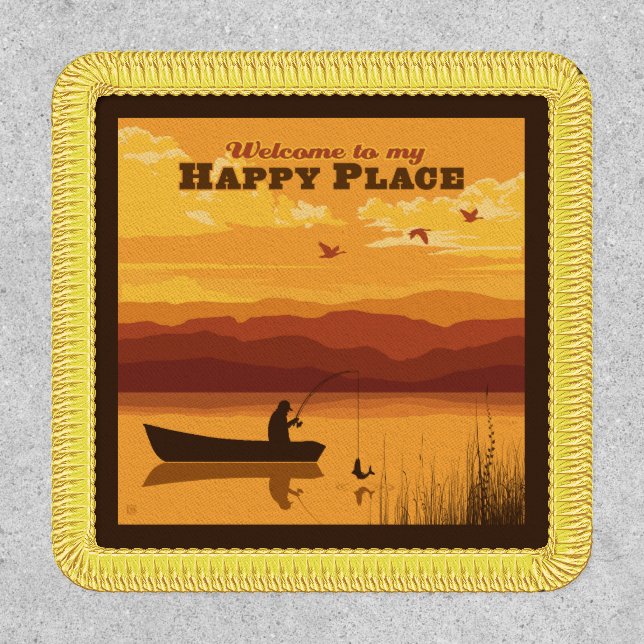 Welcome To My Happy Place Patch (Front)