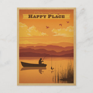 Welcome to my Happy Place Postcard