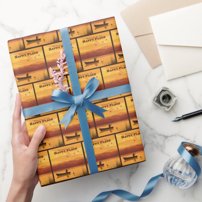 Welcome To My Happy Place Wrapping Paper (Gifting)
