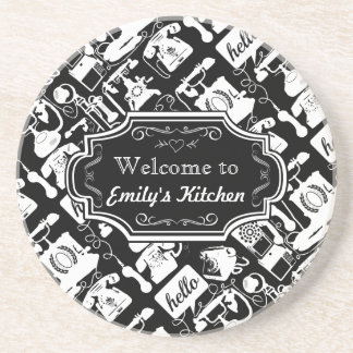 Welcome to My Kitchen Personalized Coasters