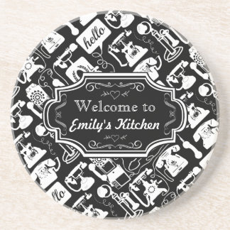 Welcome to My Kitchen Personalized Coasters