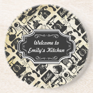 Welcome to My Kitchen Personalized Coasters