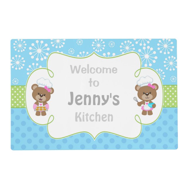 Welcome to my Kitchen Placemat (Front)