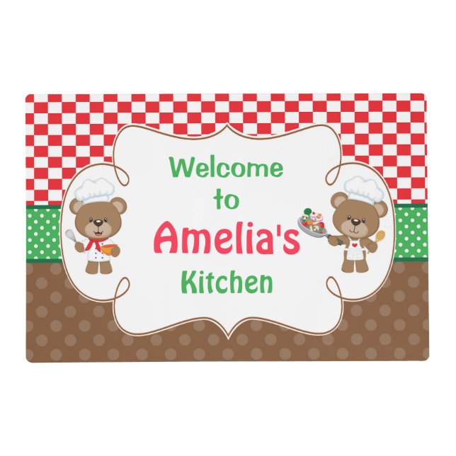 Welcome to my Kitchen Placemat (Front)