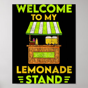 Welcome To My Lemonade Stand _ Summer _ Lemon Poster