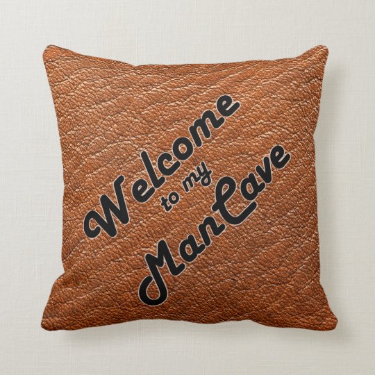to my Man Cave Throw Pillow