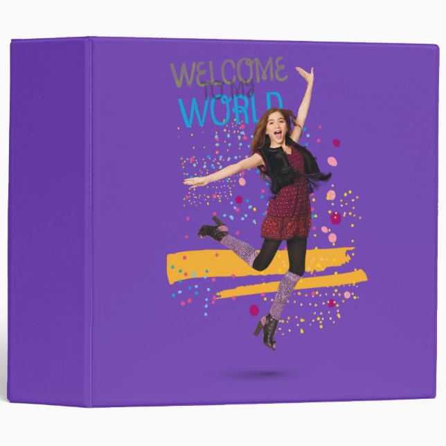 Welcome to My World 3 Ring Binder (Front/Spine)