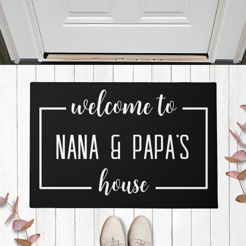 Welcome To NANA  PAPAS House Doormat