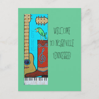 Welcome to NashvilleTennessee! postcard