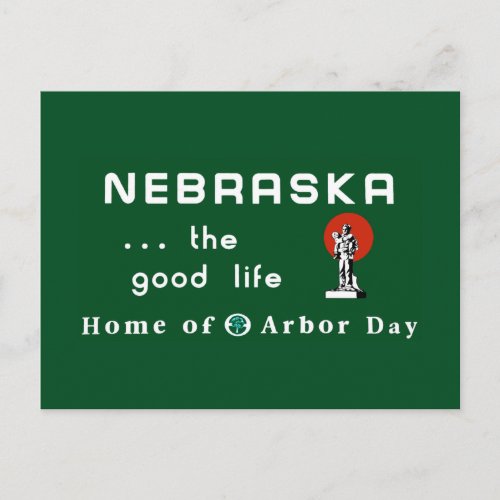 Welcome to Nebraska _ USA Road Sign Postcard