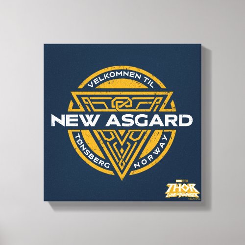 Welcome To New Asgard Souvenir Graphic Canvas Print