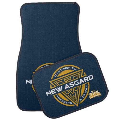 Welcome To New Asgard Souvenir Graphic Car Floor Mat