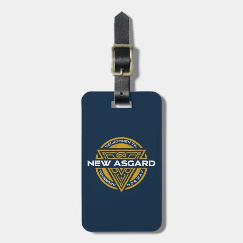 Welcome To New Asgard Souvenir Graphic Luggage Tag