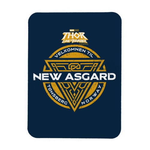 Welcome To New Asgard Souvenir Graphic Magnet