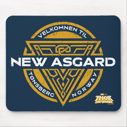 Welcome To New Asgard Souvenir Graphic Mouse Pad