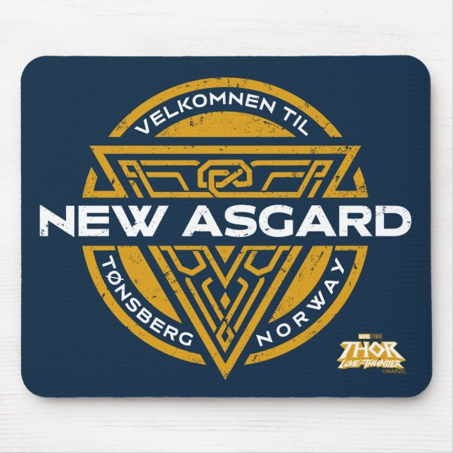 Welcome To New Asgard Souvenir Graphic Mouse Pad (Front)