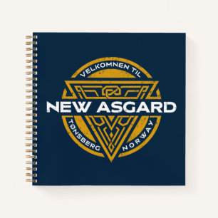 Welcome To New Asgard Souvenir Graphic Notebook