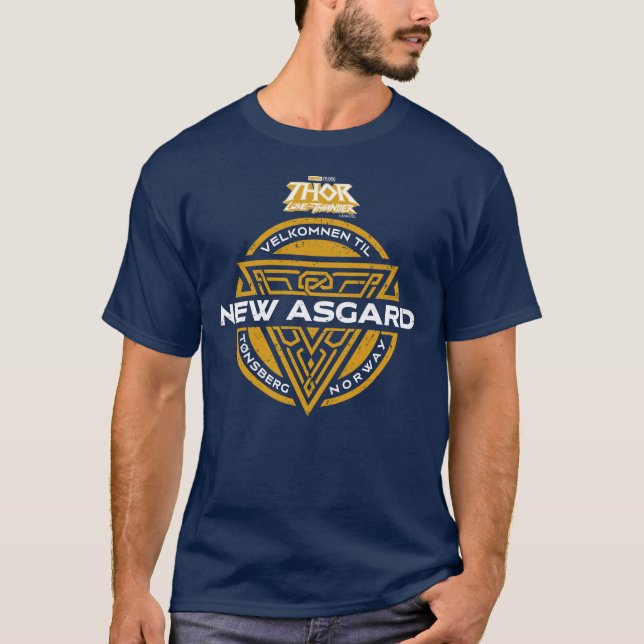 Welcome To New Asgard Souvenir Graphic T-Shirt (Front)