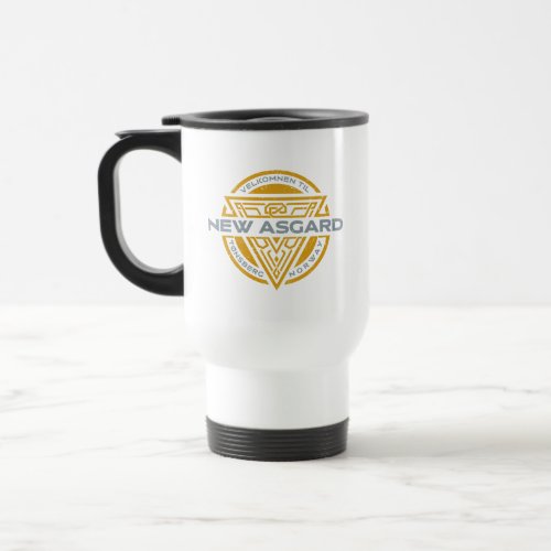 Welcome To New Asgard Souvenir Graphic Travel Mug