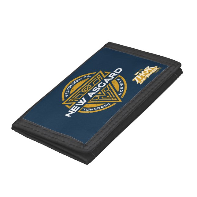 Welcome To New Asgard Souvenir Graphic Trifold Wallet (Bottom)