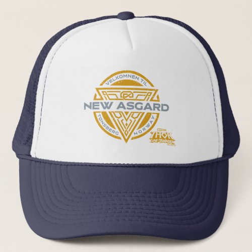 Welcome To New Asgard Souvenir Graphic Trucker Hat