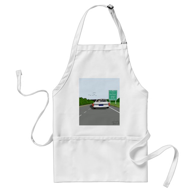 Welcome to New Jersey Adult Apron (Front)