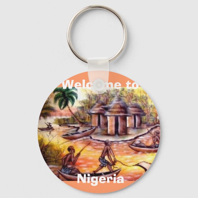 welcome to Nigeria Keychain (Front)