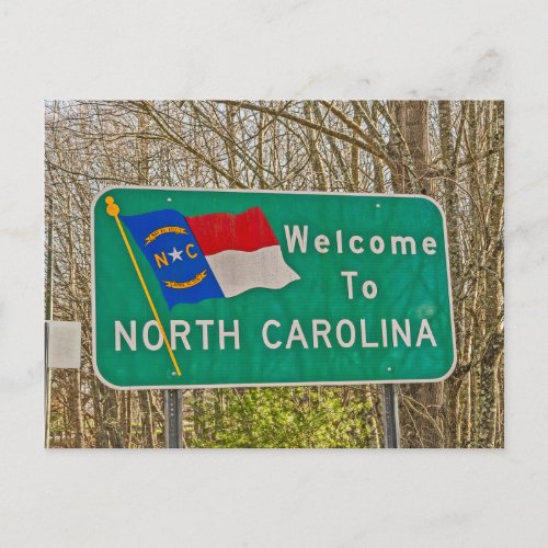 Welcome to North Carolina Postcard