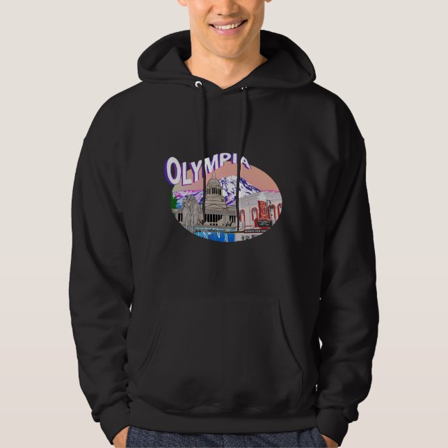Welcome to Olympia hoodie (Front)