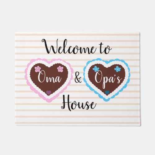 Welcome to Oma and Opas House _ Cute Doormat