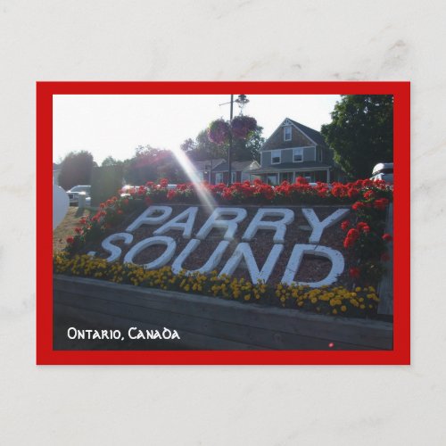 Welcome to OntarioCanada_Parry Sound Postcard