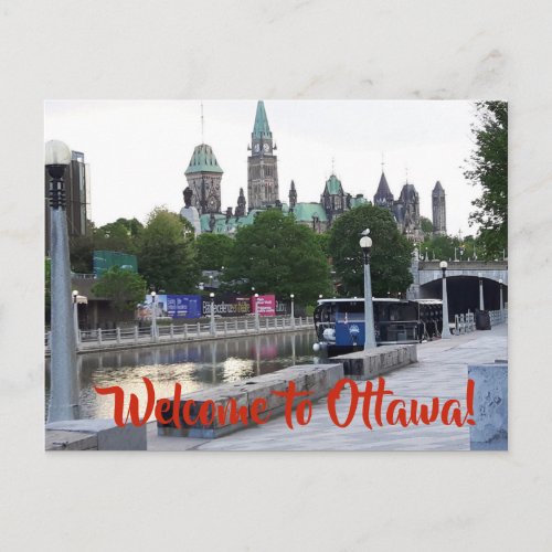 WELCOME TO OTTAWA postcard