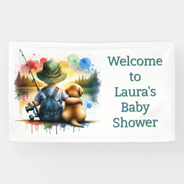 Welcome to our Baby Shower Personalized Banner (Horizontal)
