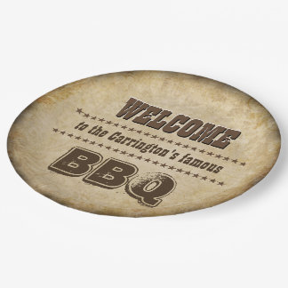 Welcome to our BBQ (customizable) Paper Plates