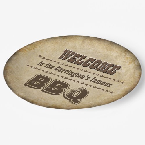 Welcome to our BBQ customizable Paper Plates