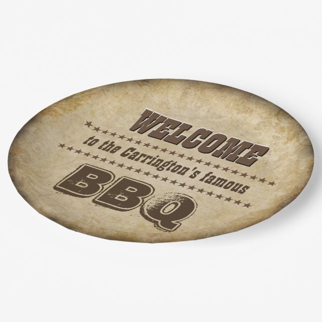 Welcome to our BBQ (customizable) Paper Plates (Angled)