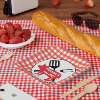 Welcome to our BBQ Pig party paper napkins Plates
