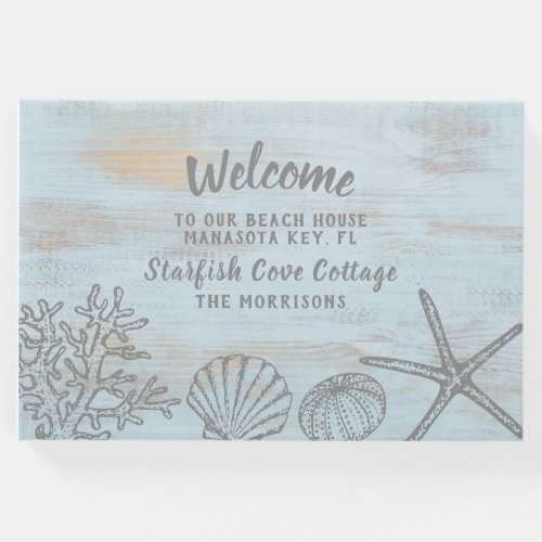 Welcome to Our Beach House Vacation Rental Home Guest Book