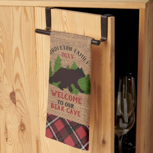 Welcome to our Bear Cave Kitchen Towel