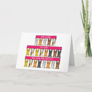 Welcome to Our Bed and Breakfast Card