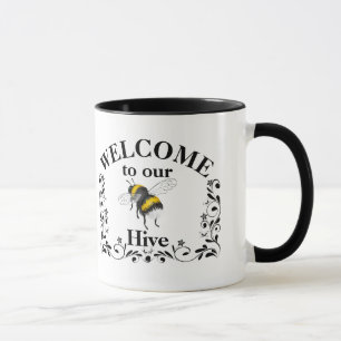 Welcome to our bee hive mug