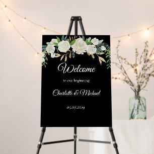 Welcome to our beginning! foam board